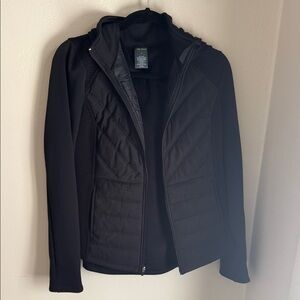 tek gear Black Quilted Hybrid Bomber Jacket